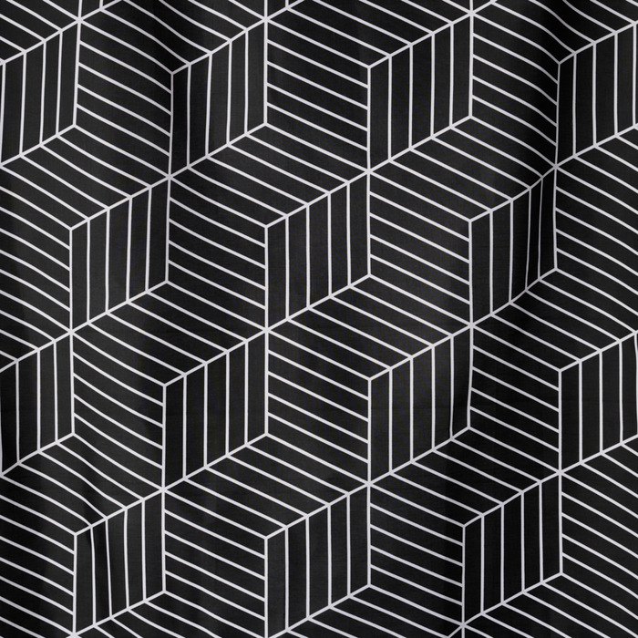 GEYSER® Dessert Black badeforhæng 180 x 200 cm